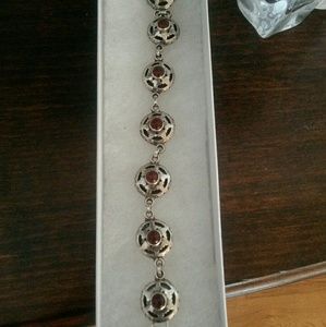 Southwest style sterling silver bracelet